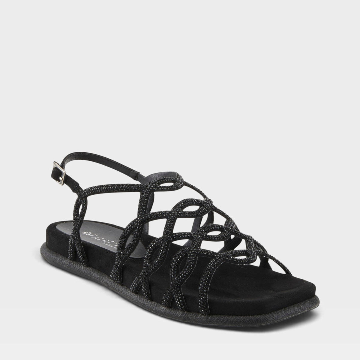 Patrizia Glamgloss Sandals — BLACK / EU 35 / US 5