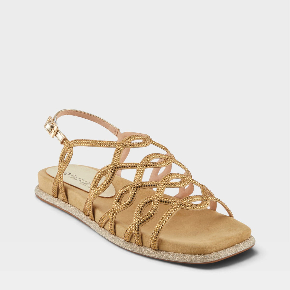 Patrizia Glamgloss Sandals — GOLD / EU 38 / US 7.5 - 8