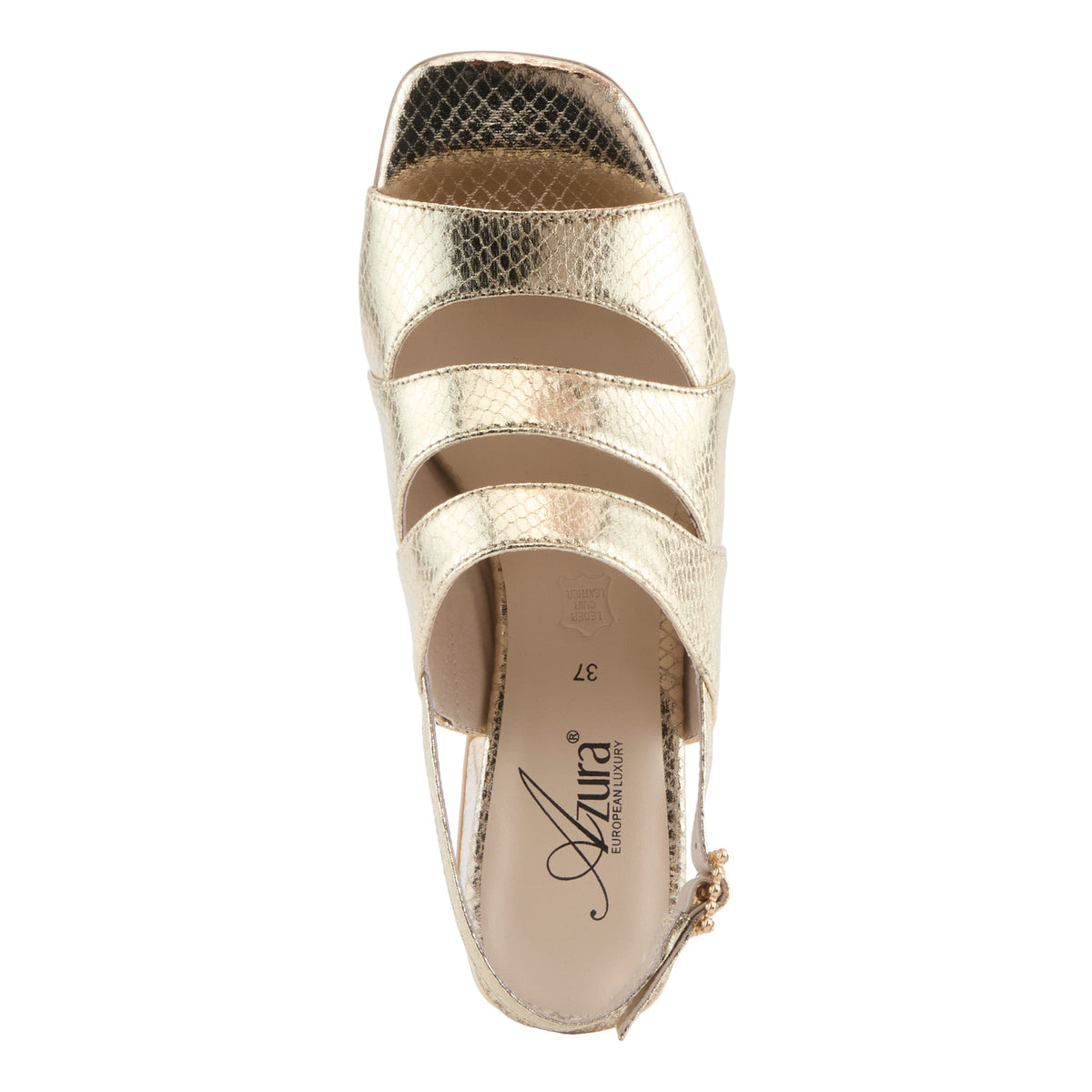 AZURA GLITTERTWINS SANDALS – Detail Close-Up