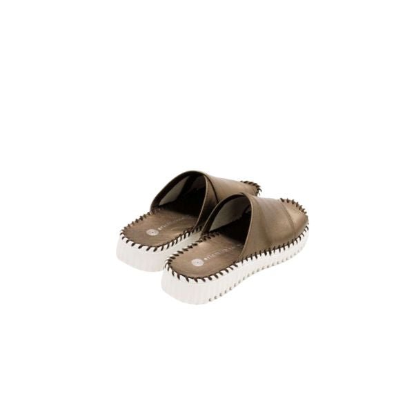 Eric Michael Gloria Leather Slide Sandal