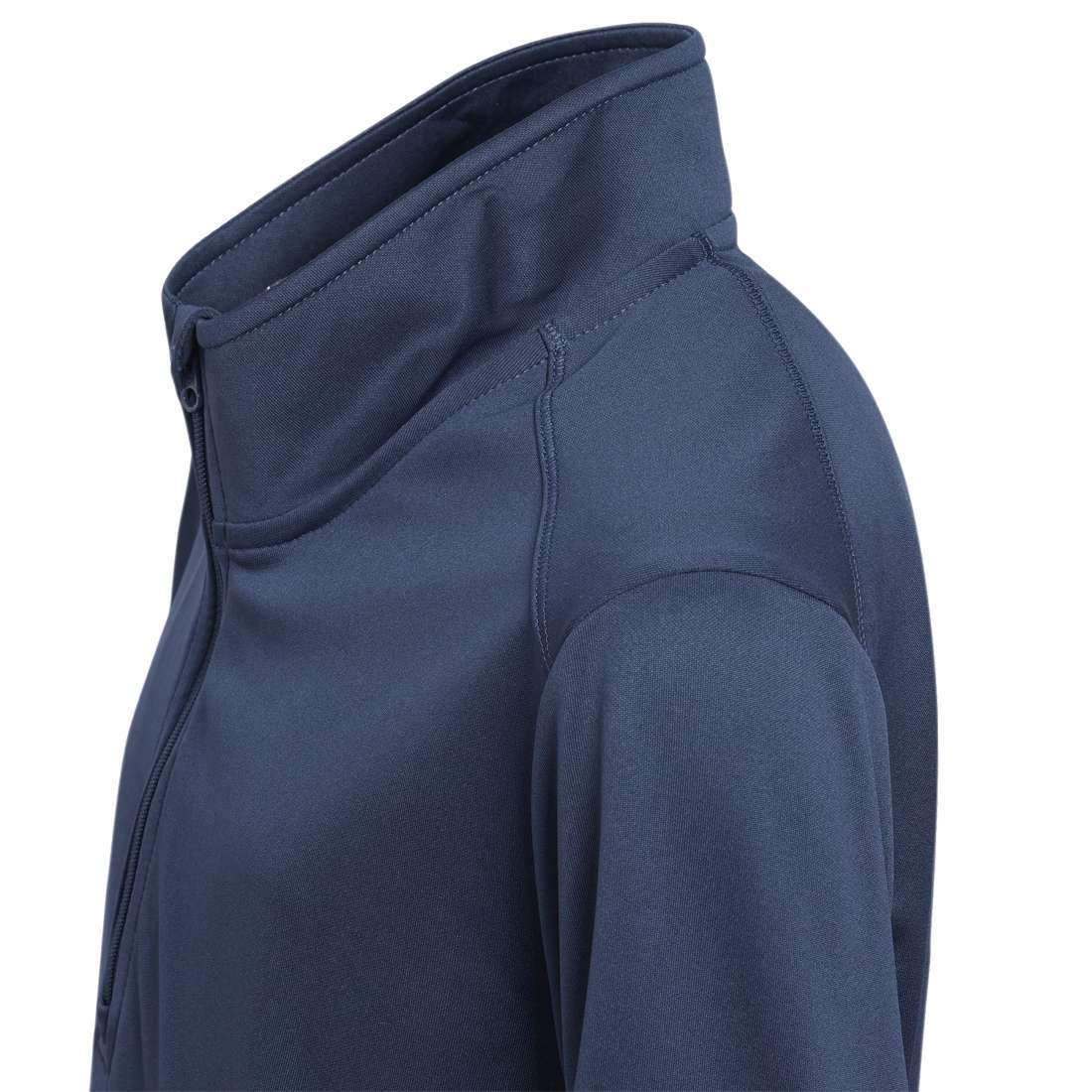 adidas Boy's Golf HEATHER QUARTER ZIP PULLOVER - Navy