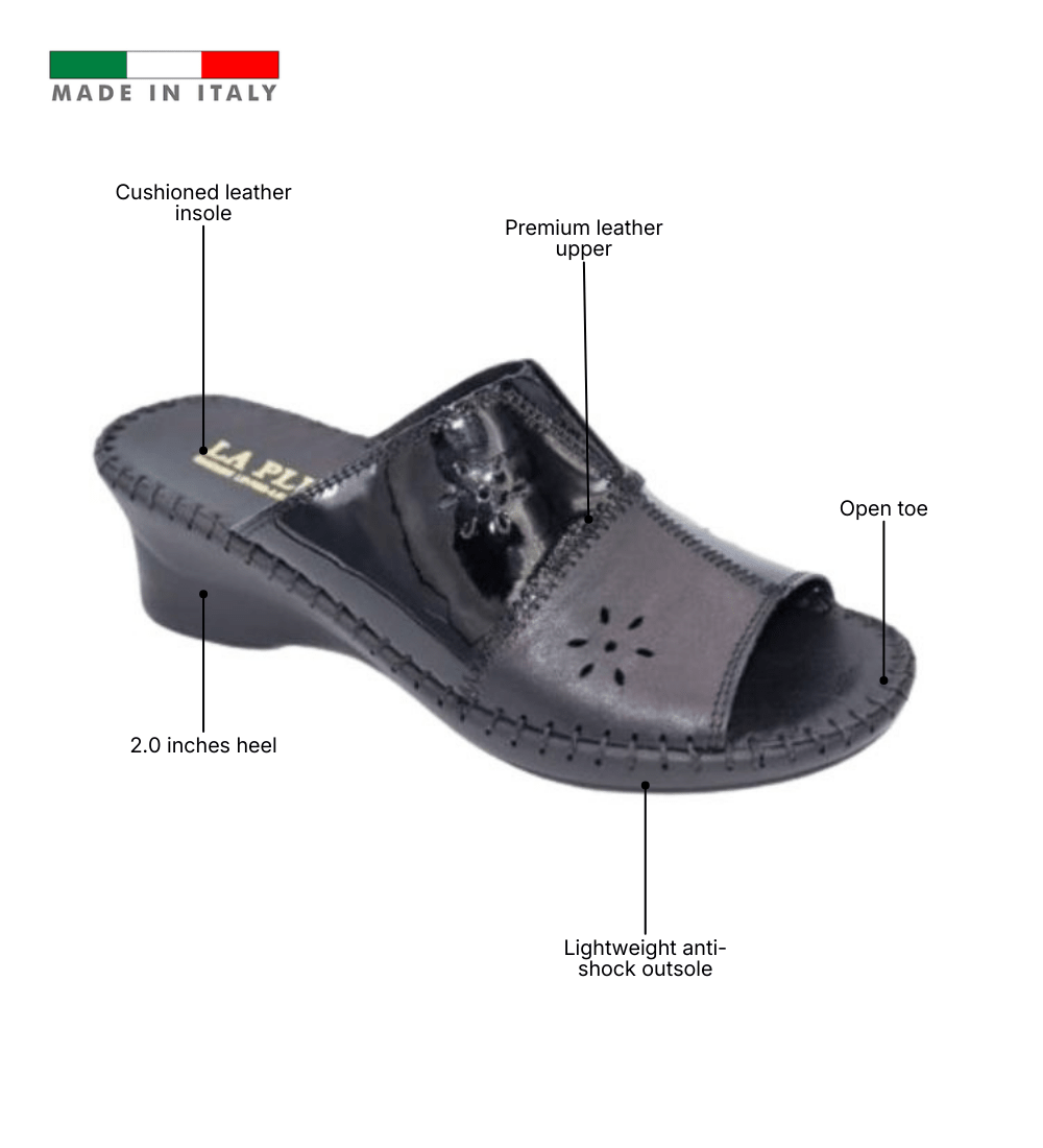 Gemini Anatomical Leather Slide