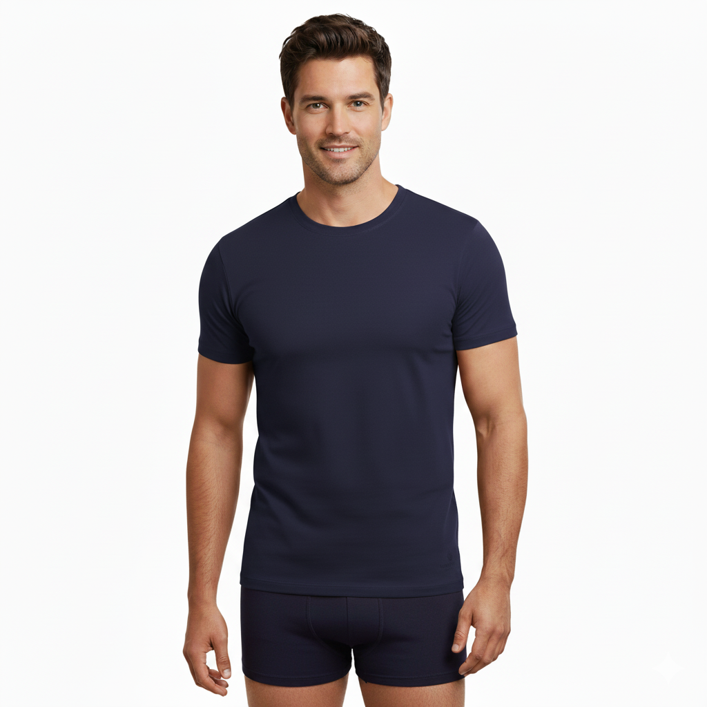 Men’s Bamboo Crew Neck Undershirts 3-Pack – product view 22
