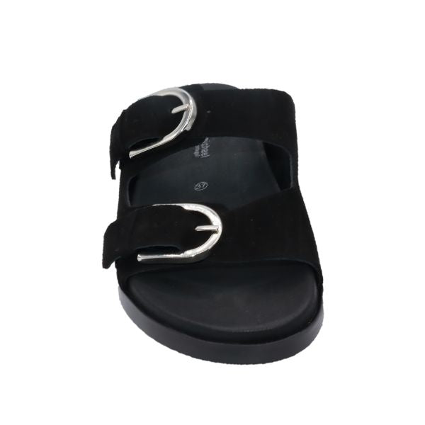 Eric Michael Gianna Suede Slide Sandal