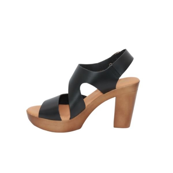 Eric Michael Ginger Women’s Leather Block Heel Sandal