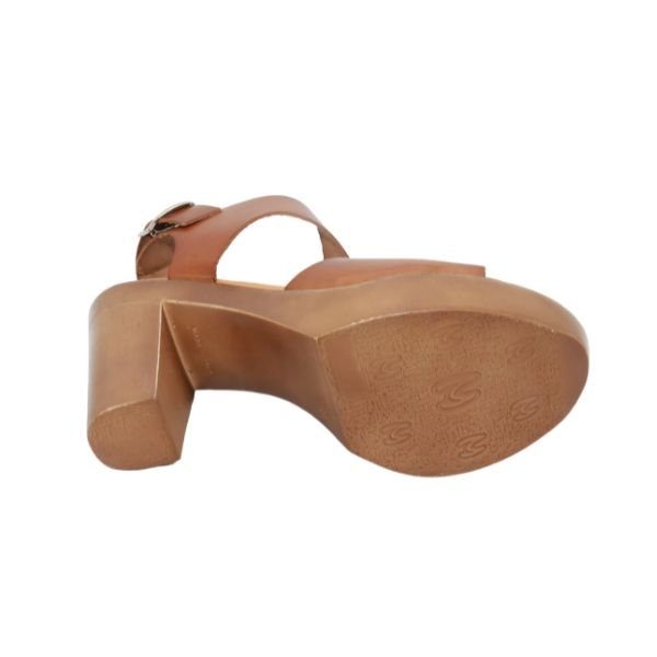 Eric Michael Ginger Women’s Leather Block Heel Sandal