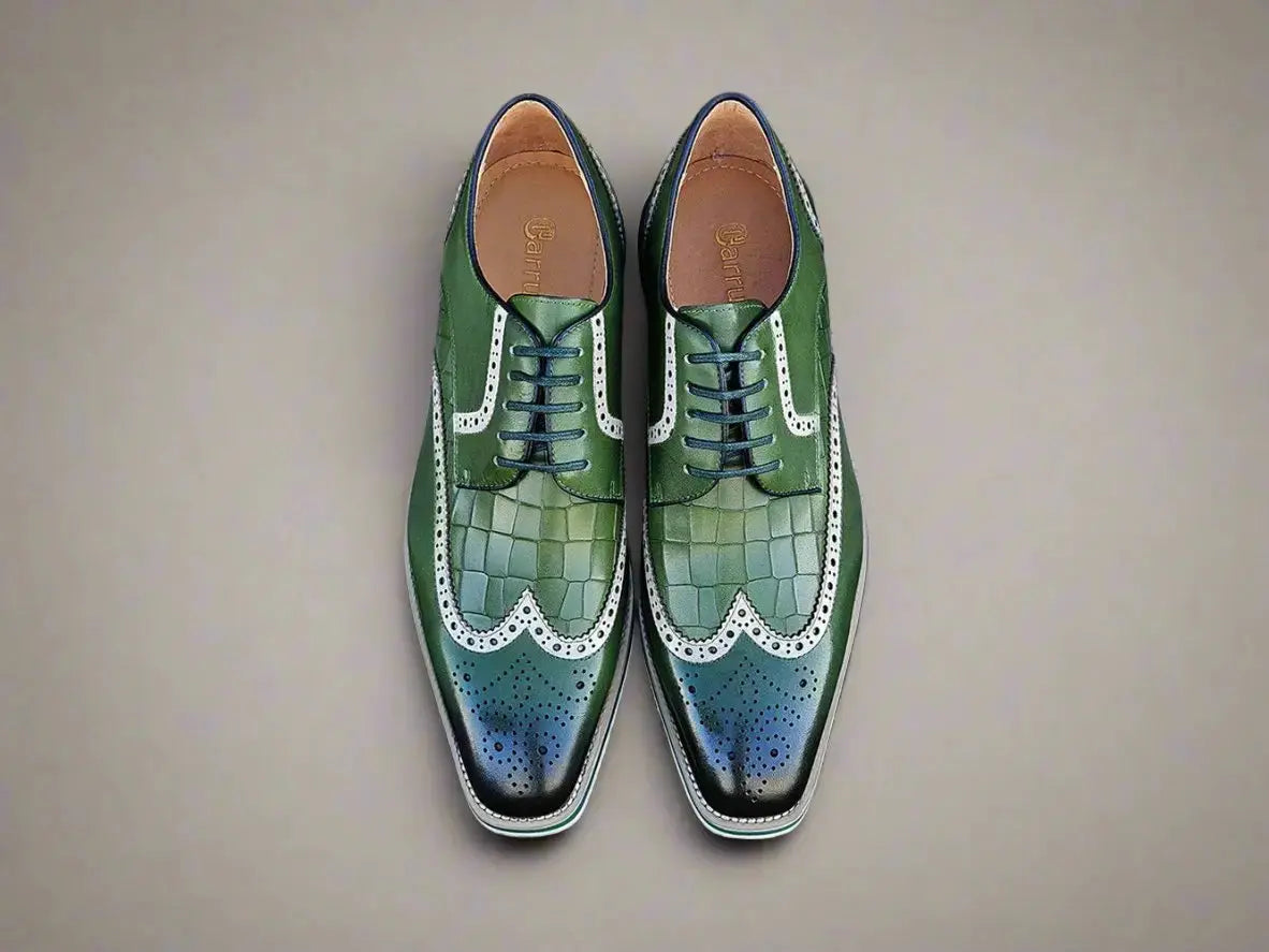 Carrucci Shoes Gorgeous Lace Up Oxford Men’s Leather KS515 35 view 11
