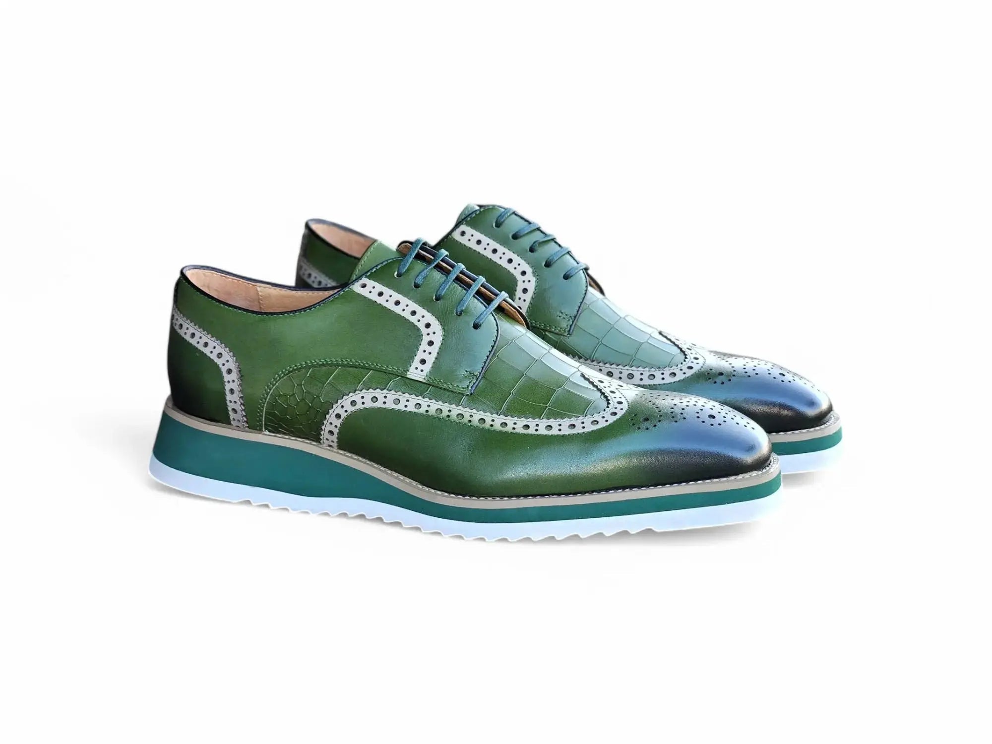 Carrucci Shoes Gorgeous Lace Up Oxford Men’s Leather KS515 35 view 9