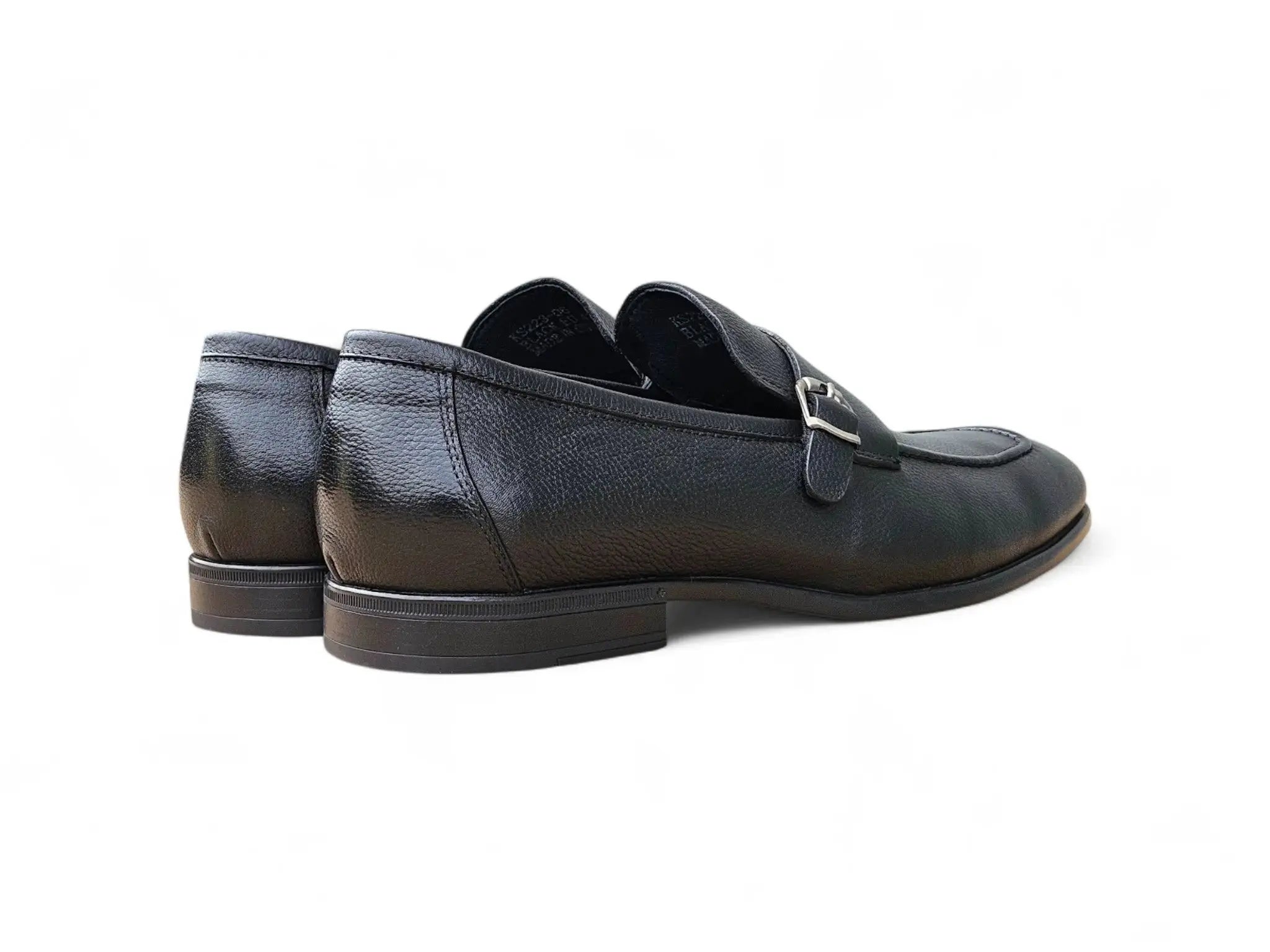Carrucci Shoes Men's Grant Buckle Loafer Men’s Full Grain Leather KS223 06