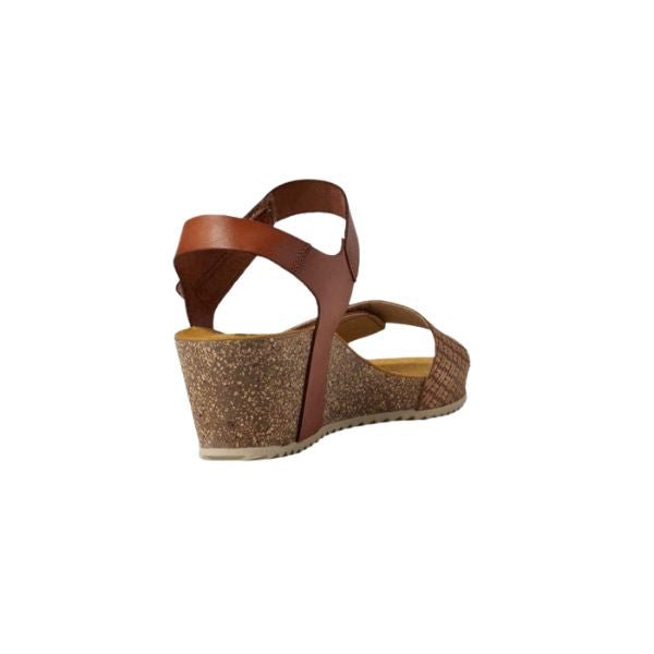 Eric Michael Gypsy Studded Fringe Wedge Sandal
