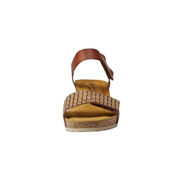 Eric Michael Gypsy Studded Fringe Wedge Sandal