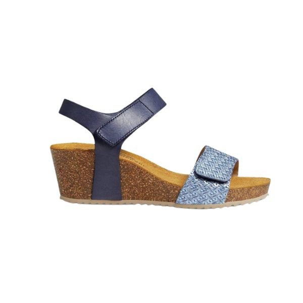 Eric Michael Gypsy Studded Fringe Wedge Sandal