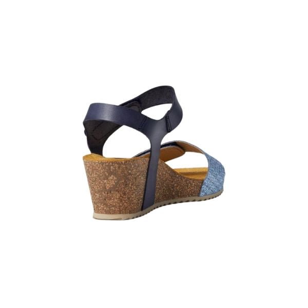 Eric Michael Gypsy Studded Fringe Wedge Sandal