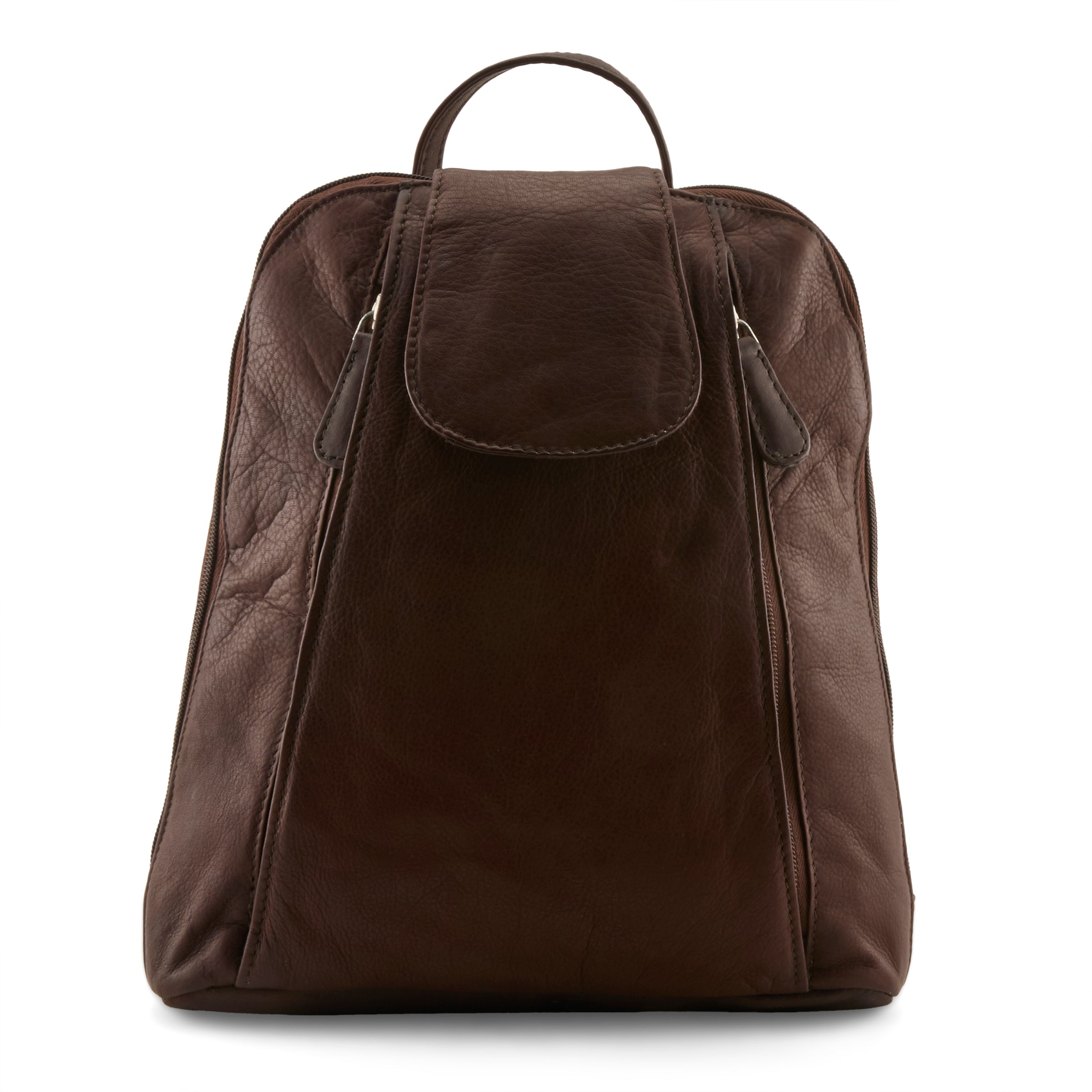 L'Artiste L'ARTISTE HB-FINLEY HANDBAG shoe in dark brown with handcrafted leather design