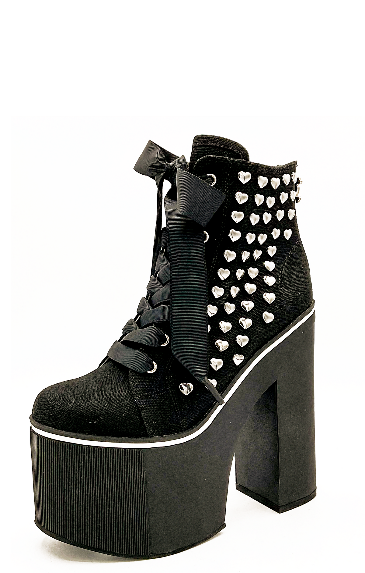 Charla Tedrick Heartcore Platform Sneaker - Black – product view 2