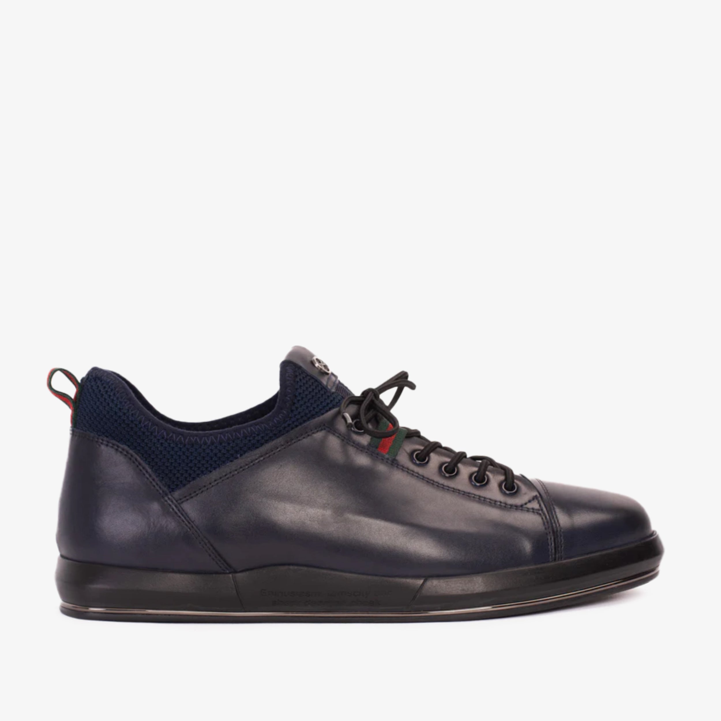 The Hoxton Navy Leather Men Sneaker Final Sale!