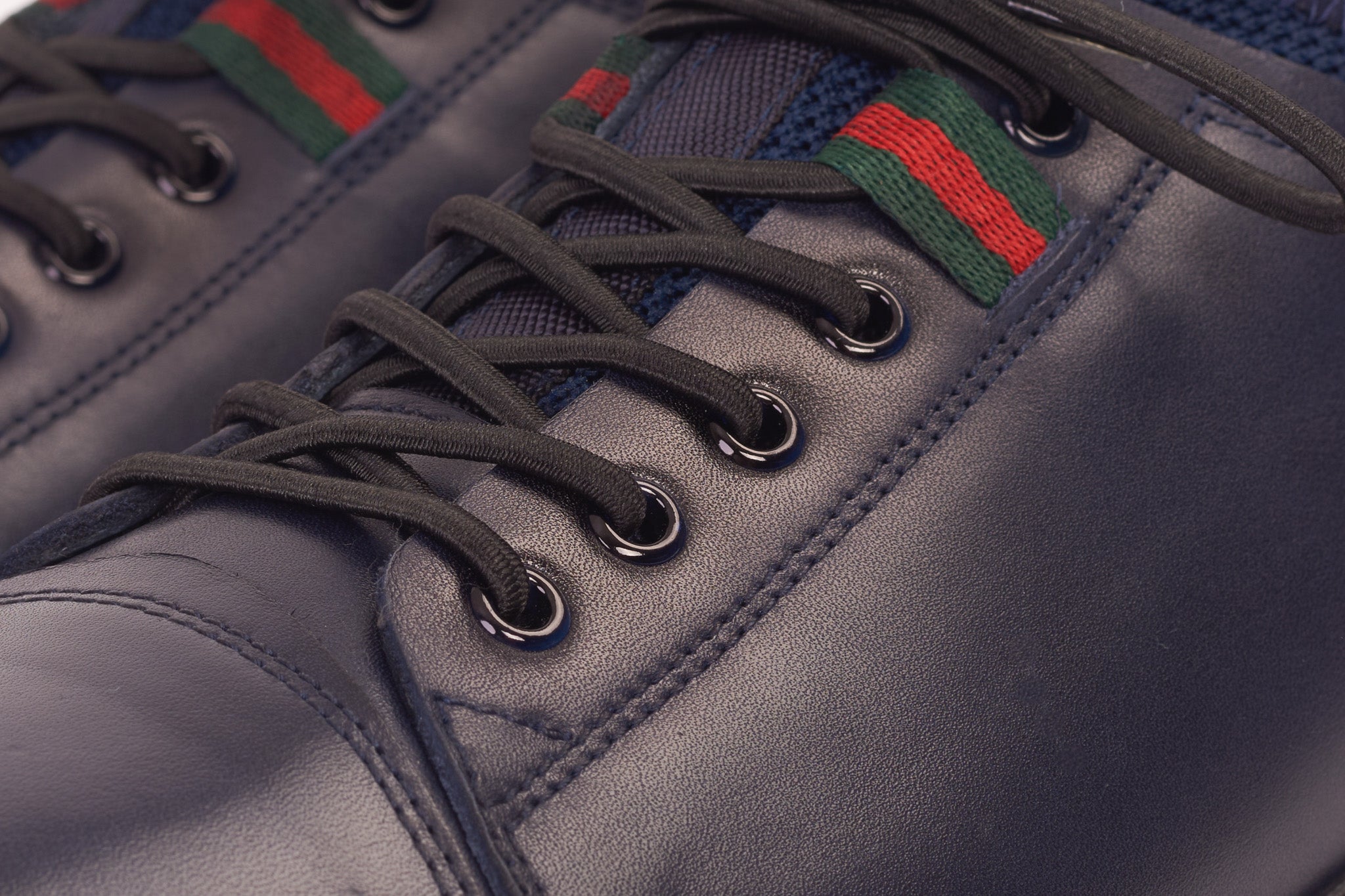 The Hoxton Navy Leather Men Sneaker Final Sale!