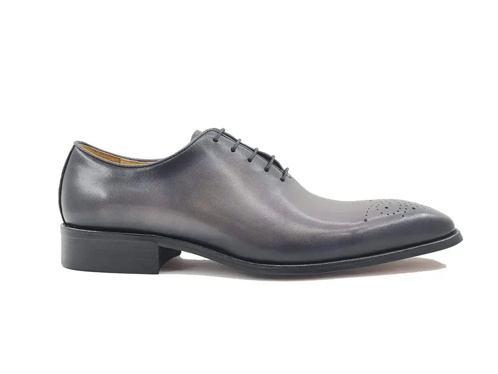 Carrucci Shoes Wholecut Calf Oxford Men's Leather KS503 36 top view