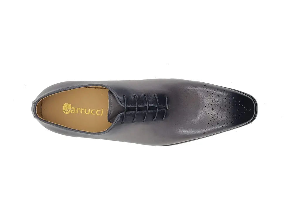 Carrucci Shoes Wholecut Calf Oxford Men's Leather KS503 36 view 7