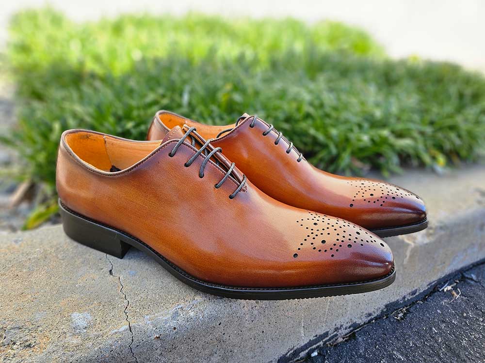 Carrucci Shoes Wholecut Calf Oxford Men's Leather KS503 36 view 11