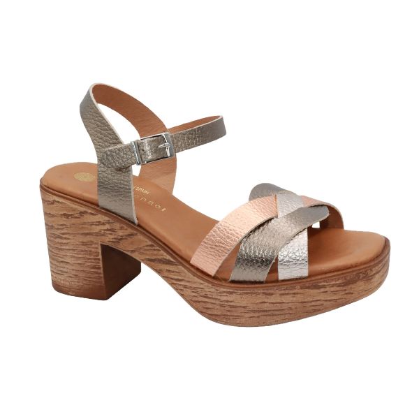 Eric Michael Heidi Women’s Platform Block Heel Sandal
