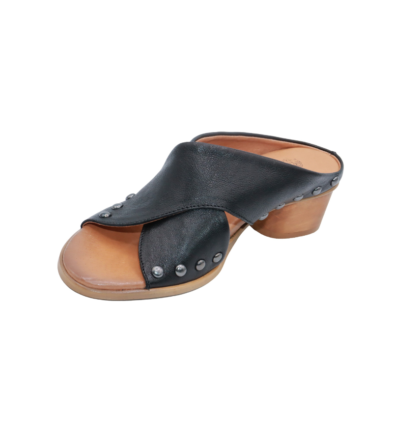 Eric Michael Hila Studded Crisscross Slide