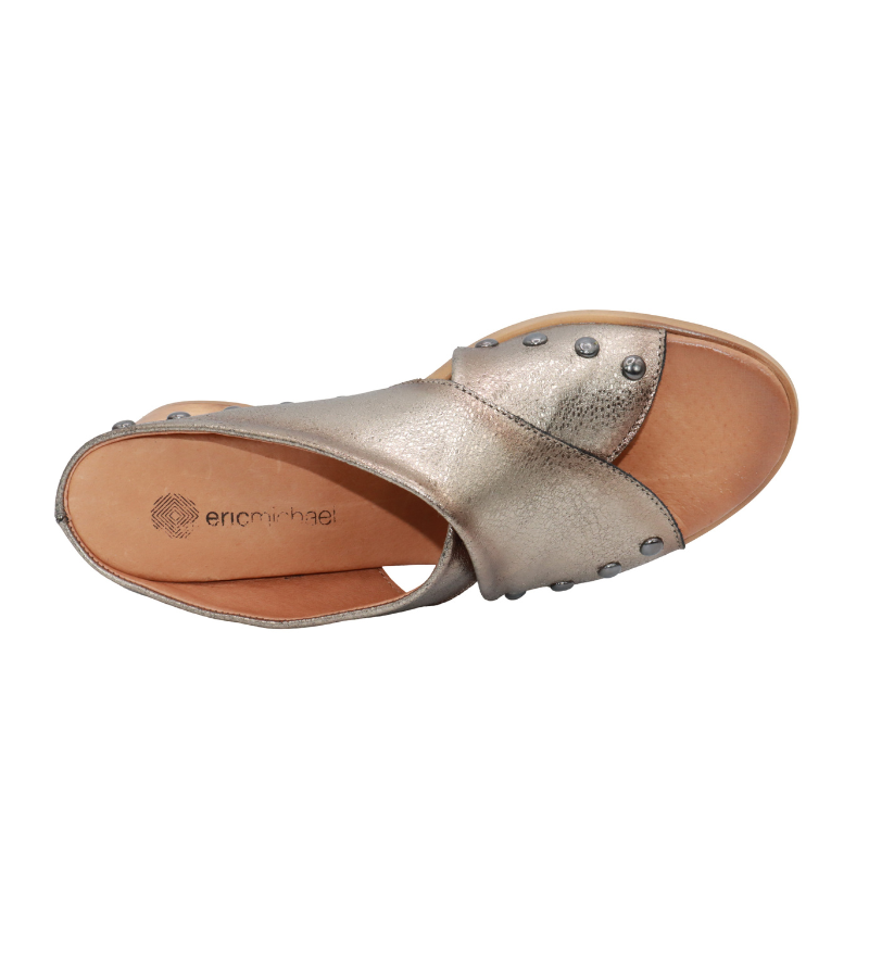 Eric Michael Hila Studded Crisscross Slide