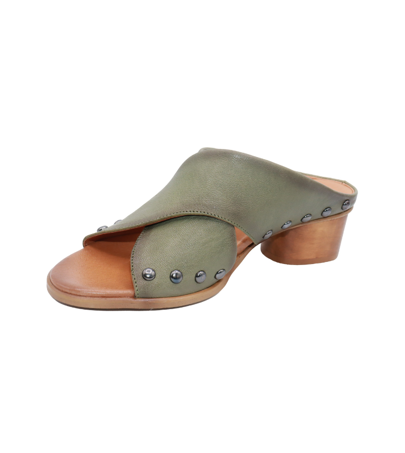 Eric Michael Hila Studded Crisscross Slide