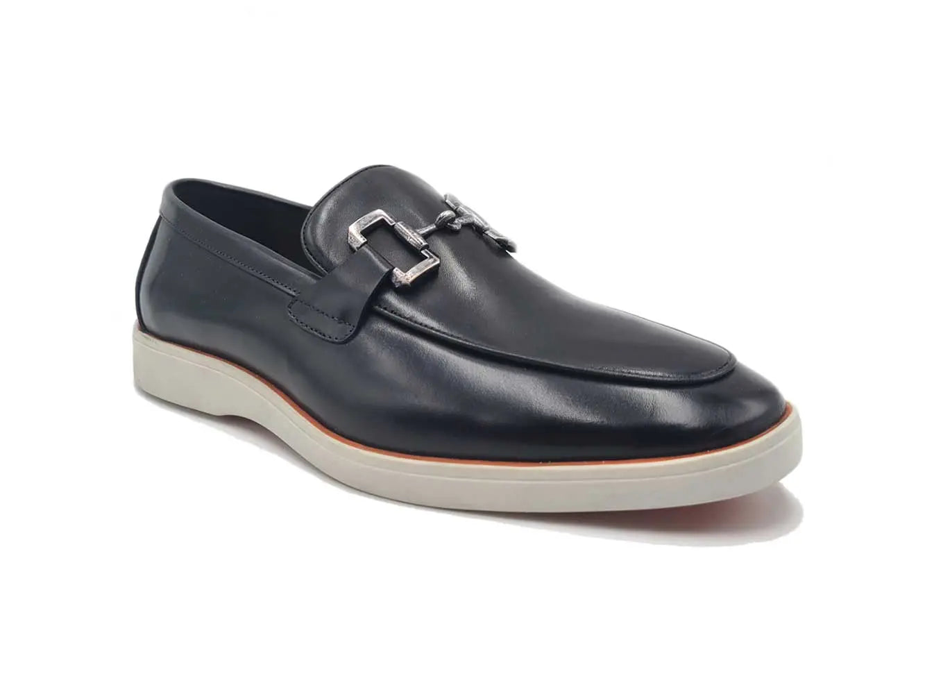 Carrucci Shoes Men's Horsebit Loafer Sporty Sole Hand Burnished Men's Leather