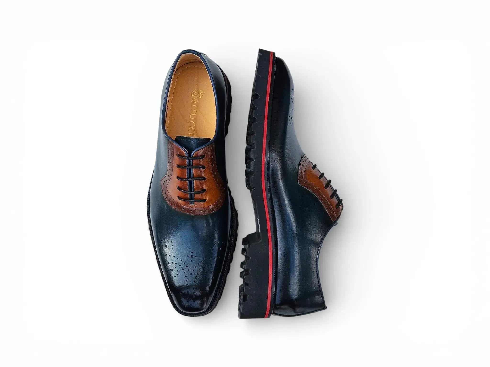 Carrucci Shoes Hybrid Lug Oxford Calfskin Leather KS557 15 view 7