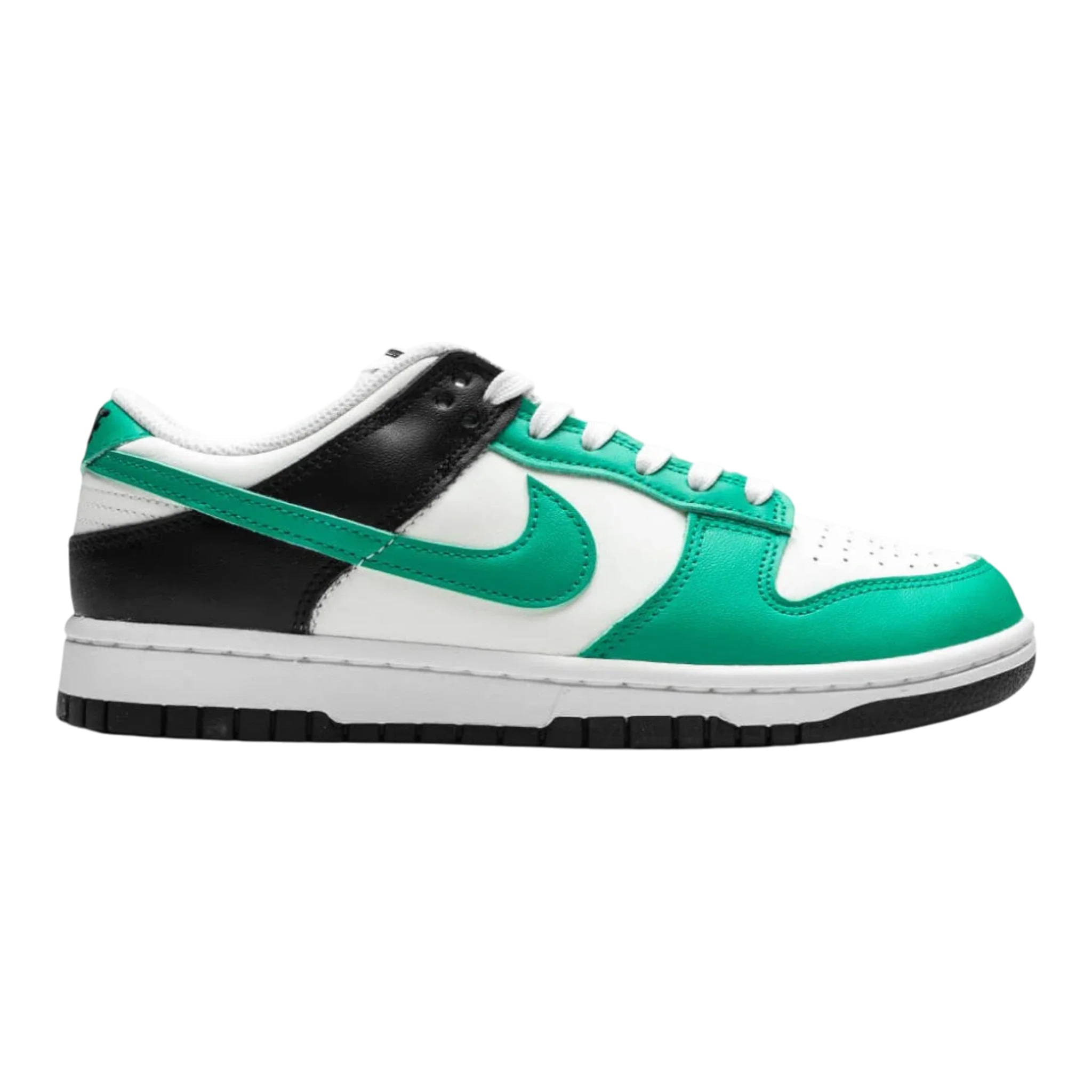 Nike Dunk Low Women's Sneakers — Sail/Stadium Green Leather Low-Top