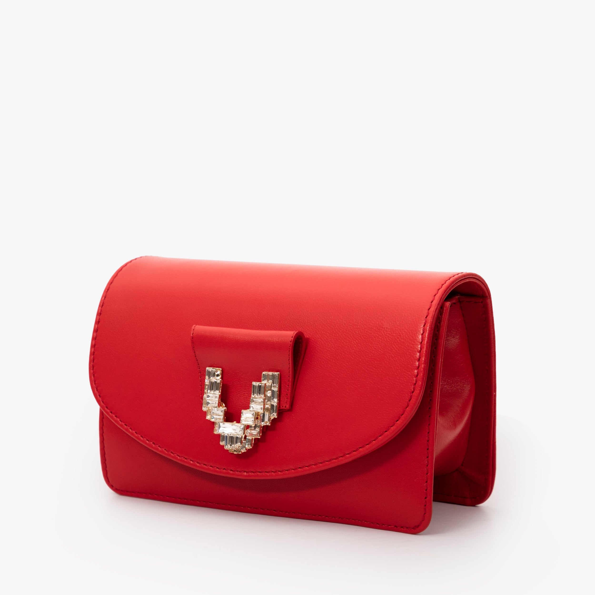 The Love Red Leather Handbag