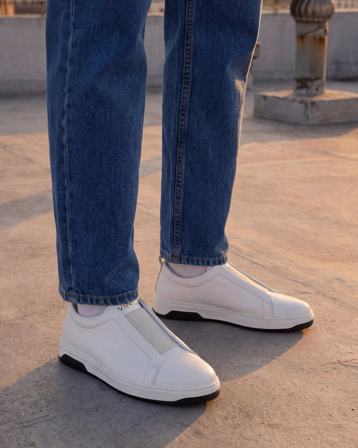 Vinci Leather The Urgup White Men Sneaker – product view 8