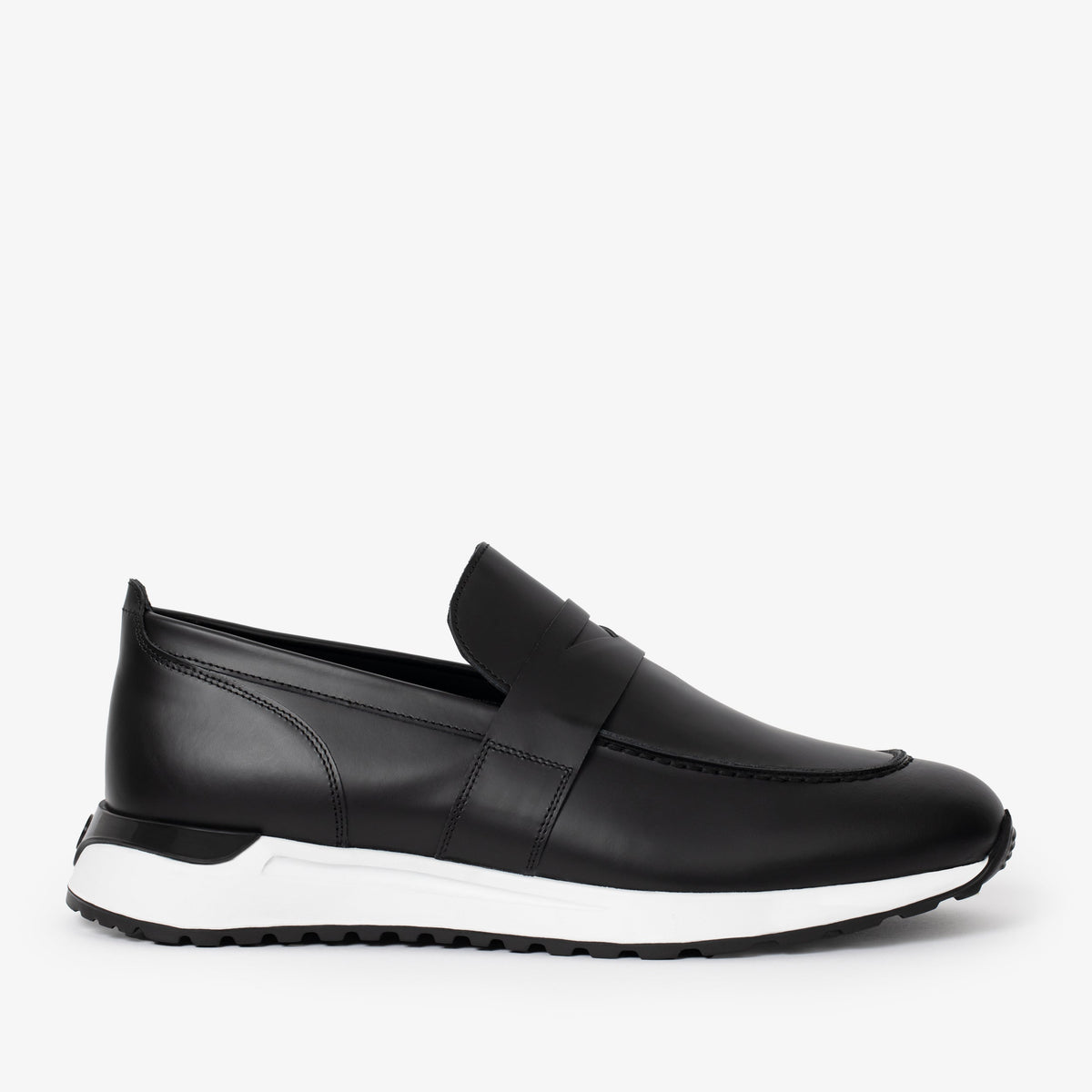 Vinci Leather The Lara Black Leather Men Sneaker – product view 1