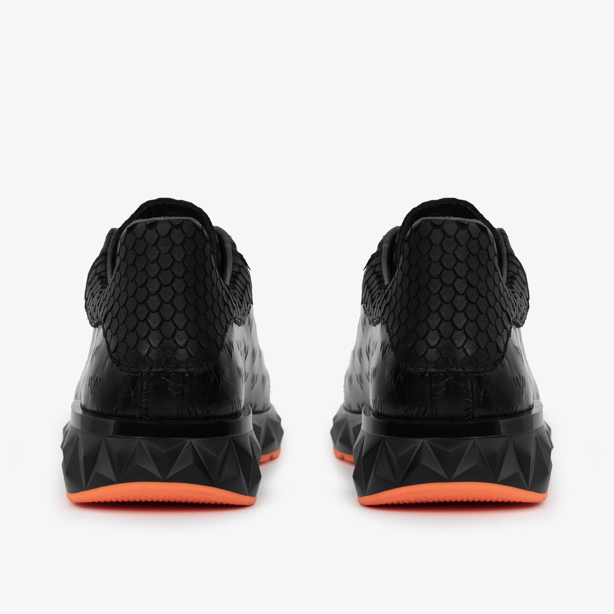 Vinci Leather The Caesars Black Leather Men Sneaker – product view 3