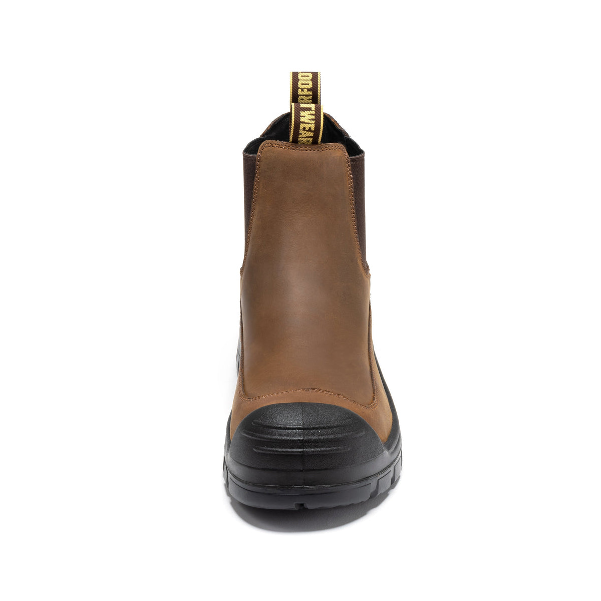 ROCKROOSTER Woodland Brown 6 inch Composite Toe Pull-on Leather Work Boots AK664 – product view 5