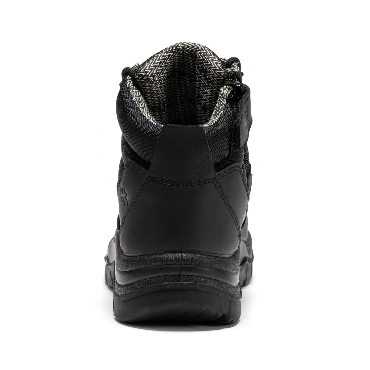 ROCKROOSTER Avalon Black 6 Inch Zip-sided Composite toe Leather Work Boots CP213BK – product view 3
