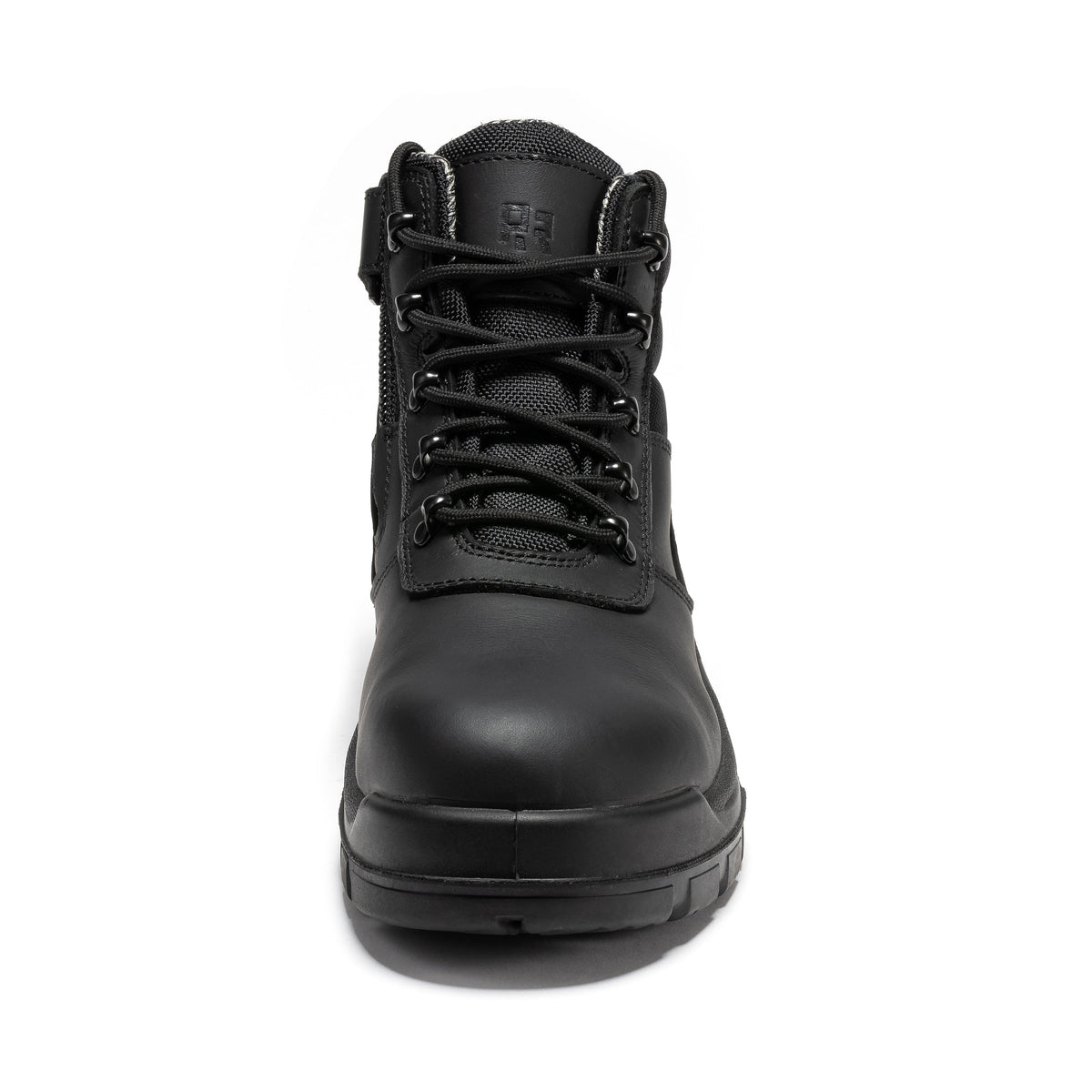 ROCKROOSTER Avalon Black 6 Inch Zip-sided Composite toe Leather Work Boots CP213BK – product view 6