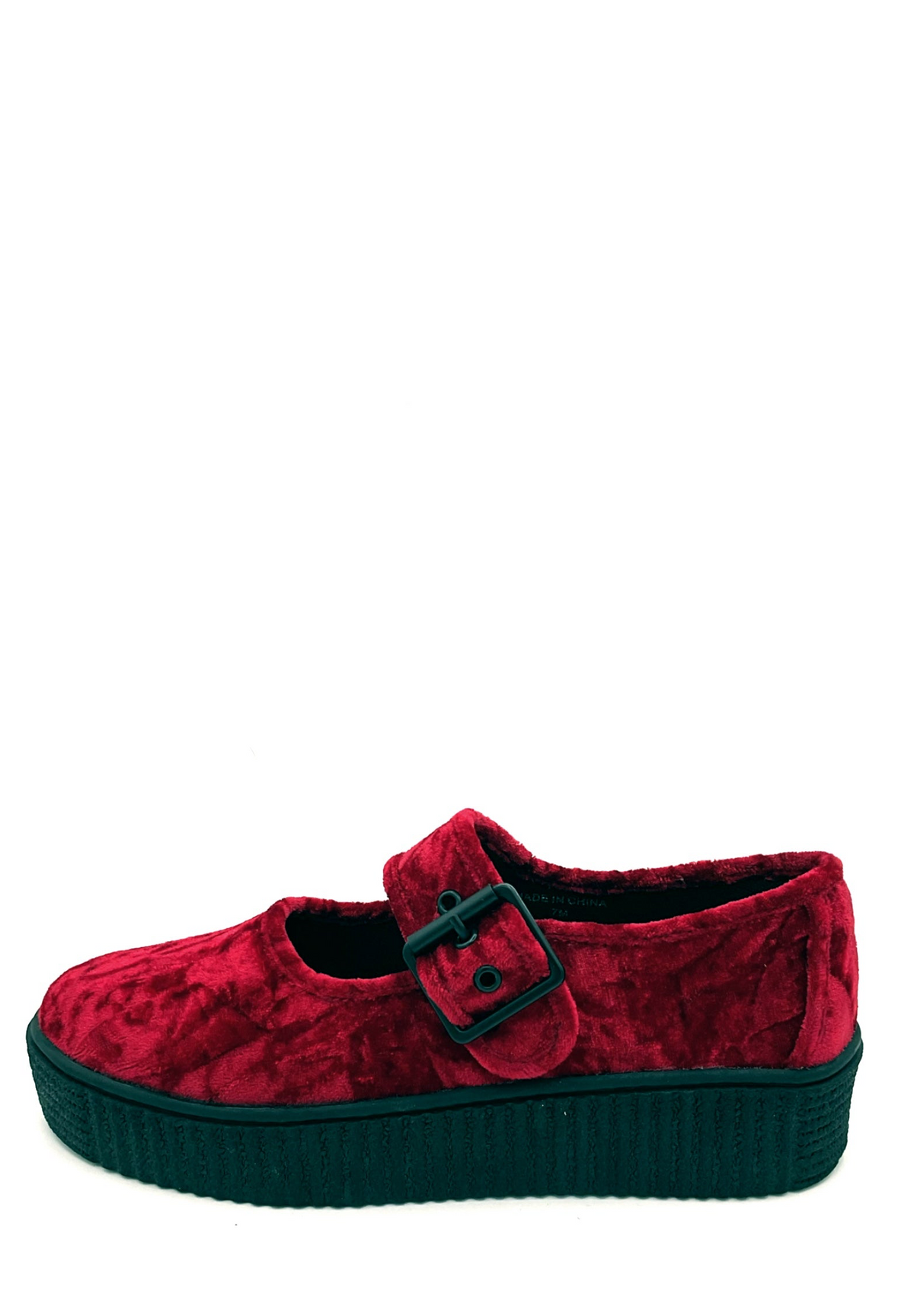 Charla Tedrick Velvet Crush Maryjane Sneaker - Oxblood – product view 1