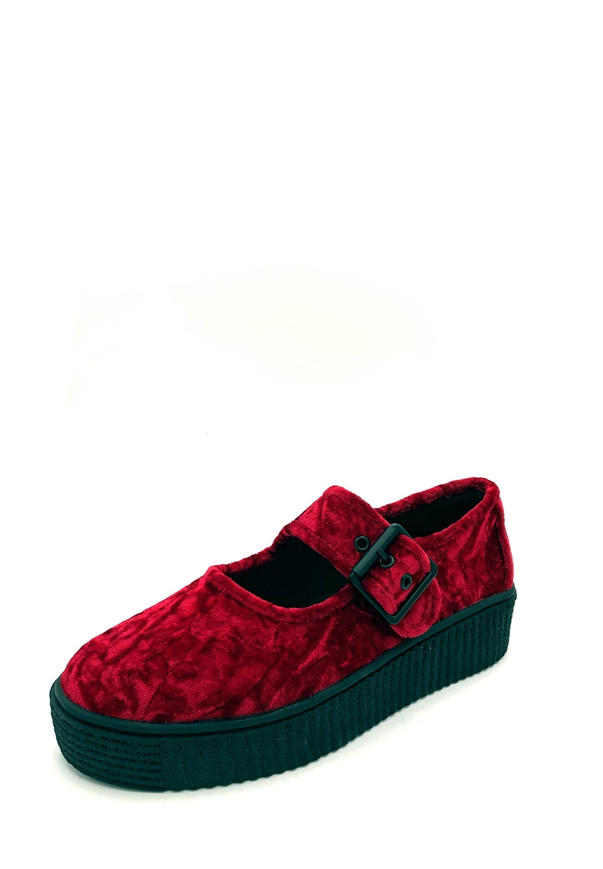 Charla Tedrick Velvet Crush Maryjane Sneaker - Oxblood – product view 2