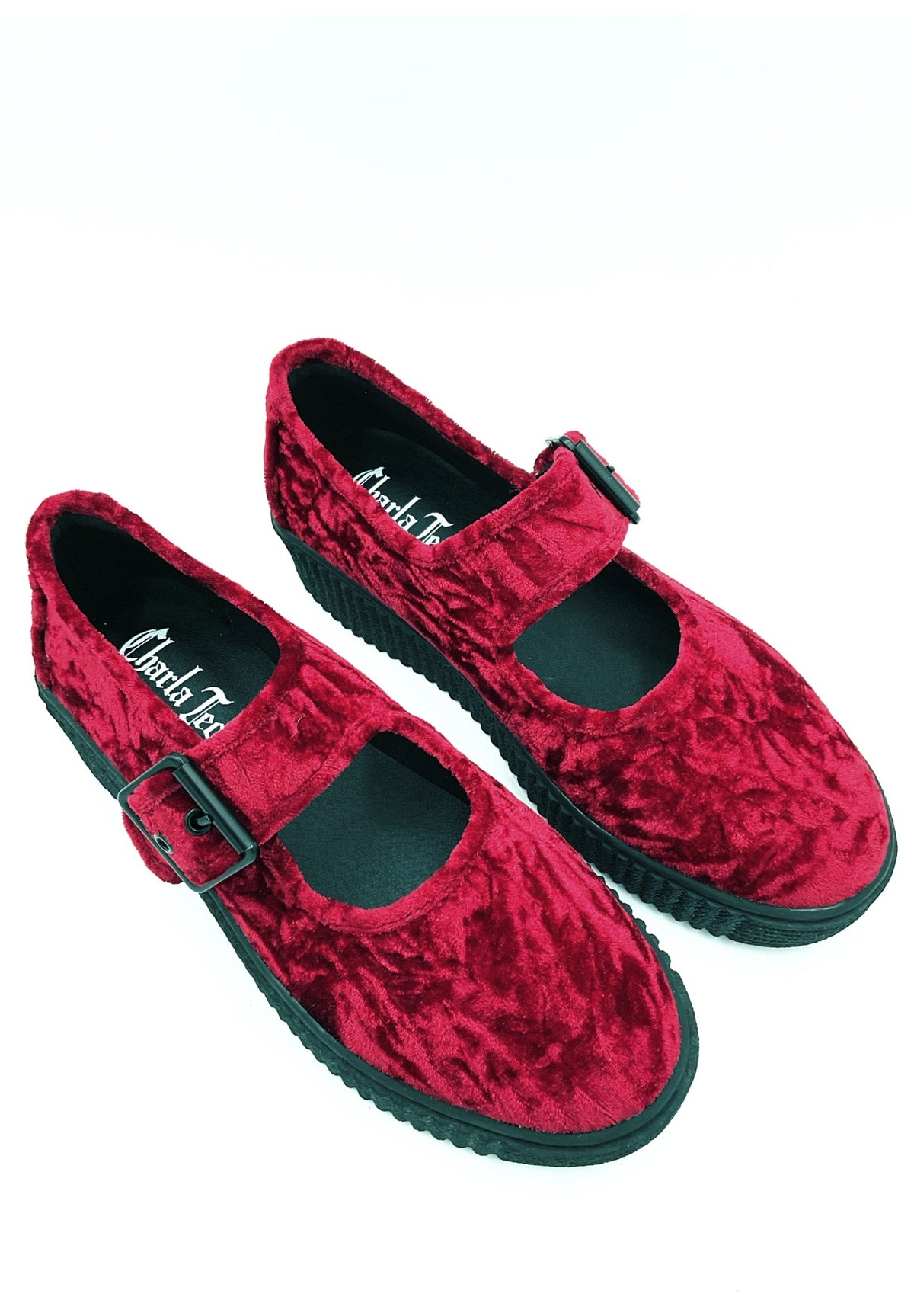 Charla Tedrick Velvet Crush Maryjane Sneaker - Oxblood – product view 4