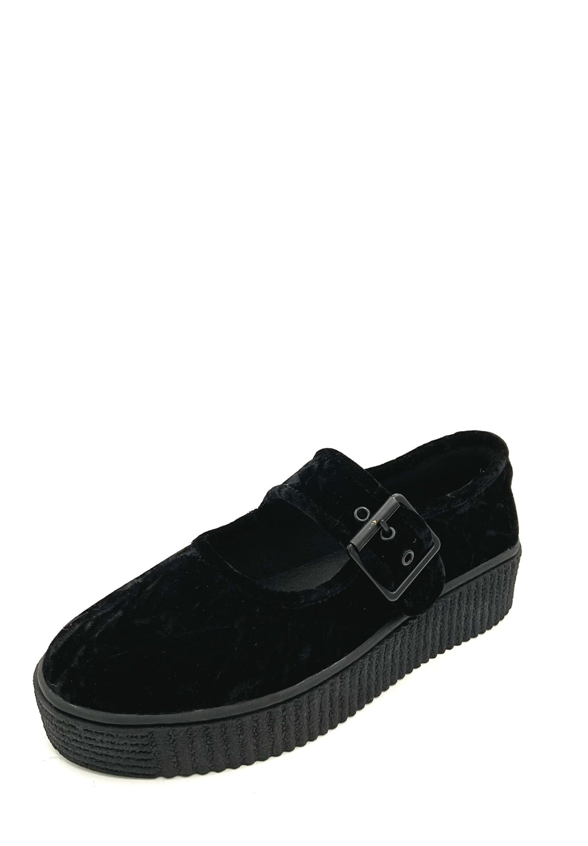 Charla Tedrick Velvet Crush Maryjane Sneaker - Black – product view 2