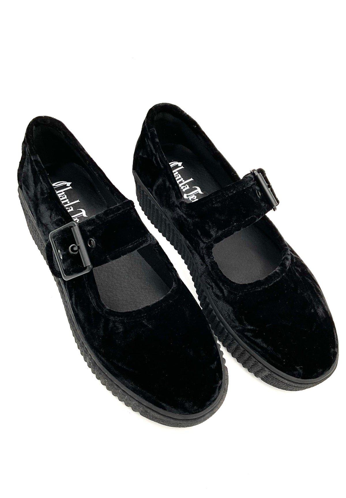Charla Tedrick Velvet Crush Maryjane Sneaker - Black – product view 4