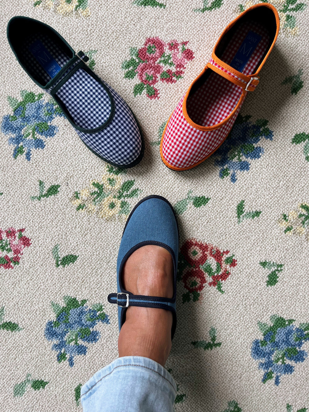 SantM Mary Jane Furlane Denim – product view 4