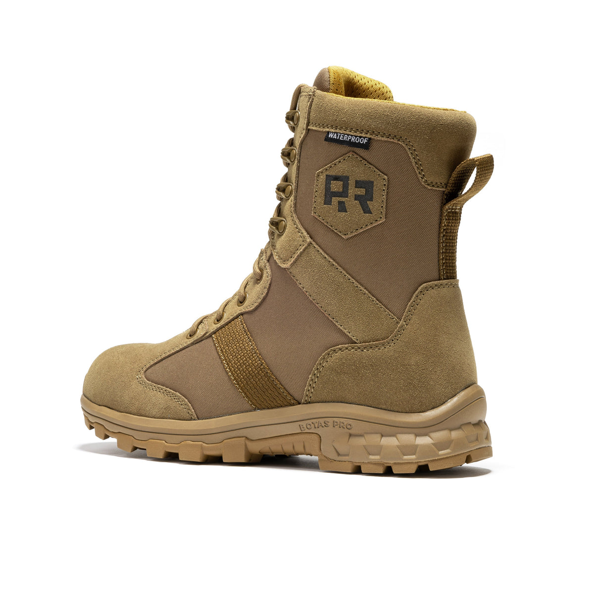 ROCKROOSTER Colmar Coyote 8 inch Suede Leather Waterproof Tactical & Military Boots AB500 – product view 2
