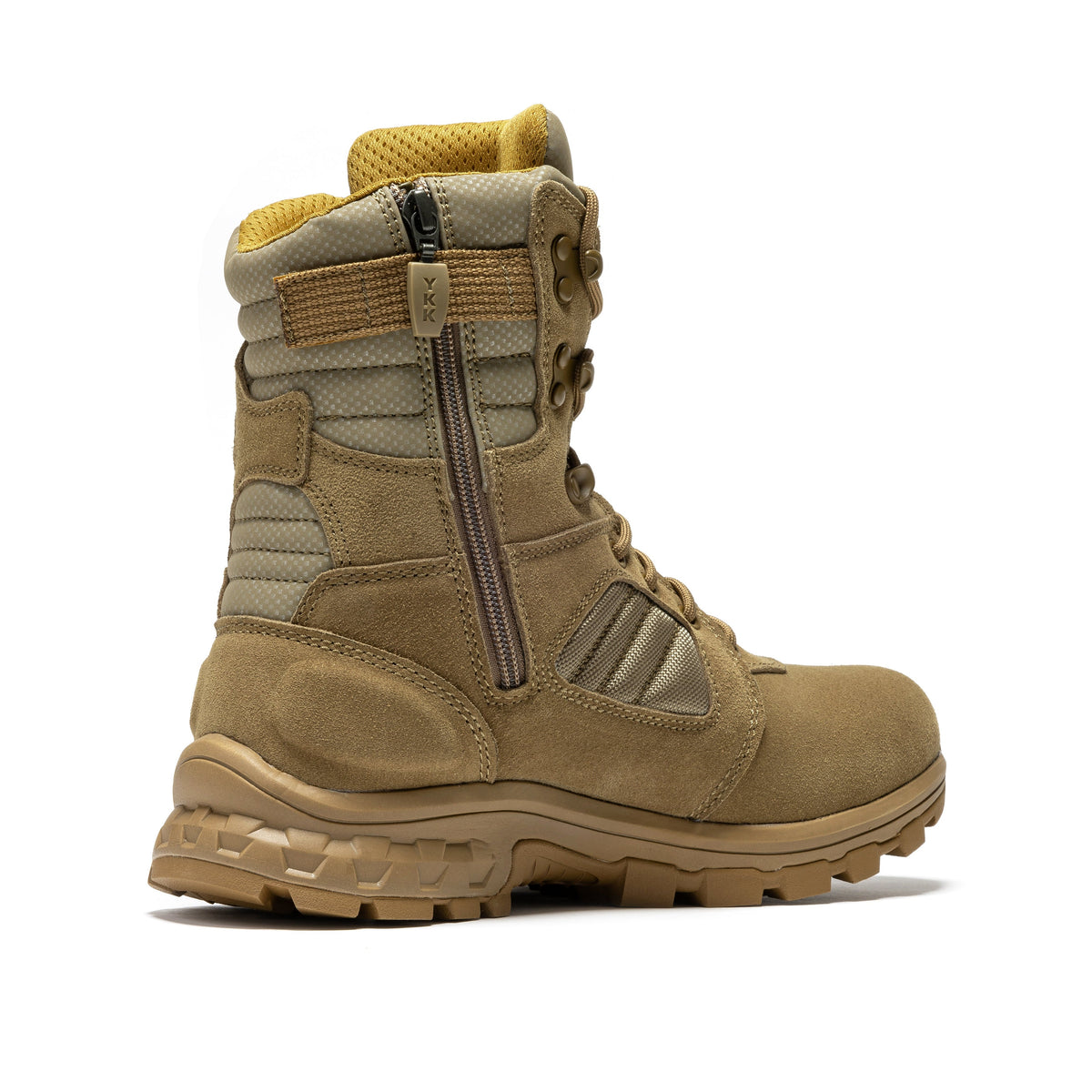 ROCKROOSTER Burano Coyote 8 inch Suede Leather Waterproof Tactical & Military Boots AB540 – product view 4