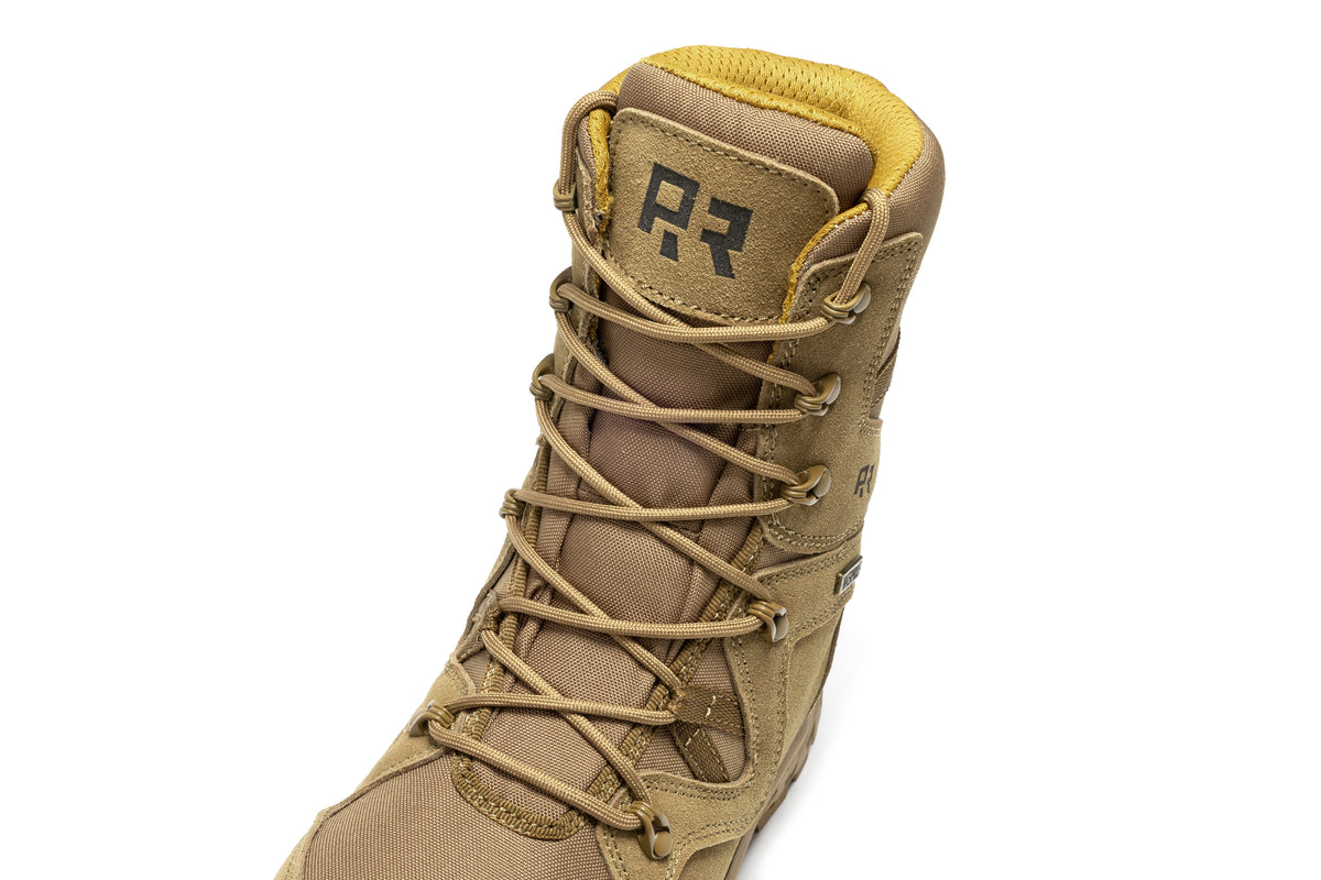 ROCKROOSTER Colmar Coyote 8 inch Suede Leather Waterproof Tactical & Military Boots AB520 – product view 8