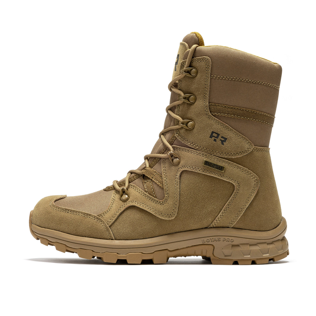 ROCKROOSTER Colmar Coyote 8 inch Suede Leather Waterproof Tactical & Military Boots AB520 – product view 3