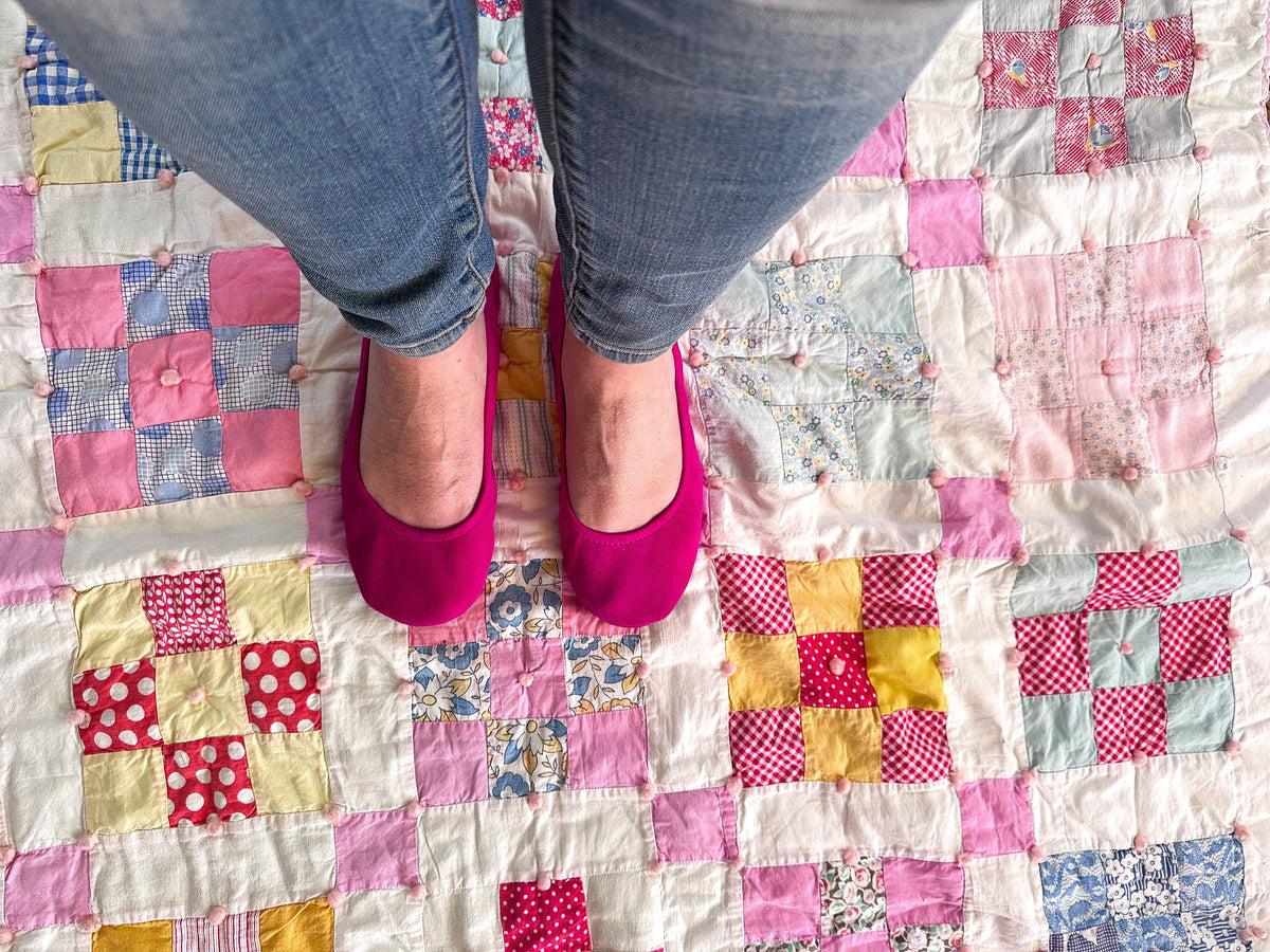 Fuchsia Suede