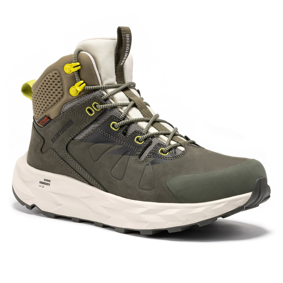 ROCKROOSTER Farmington Green 6 Inch Waterproof Hiking Boots with VIBRAM® Outsole OC21033 – product view 1